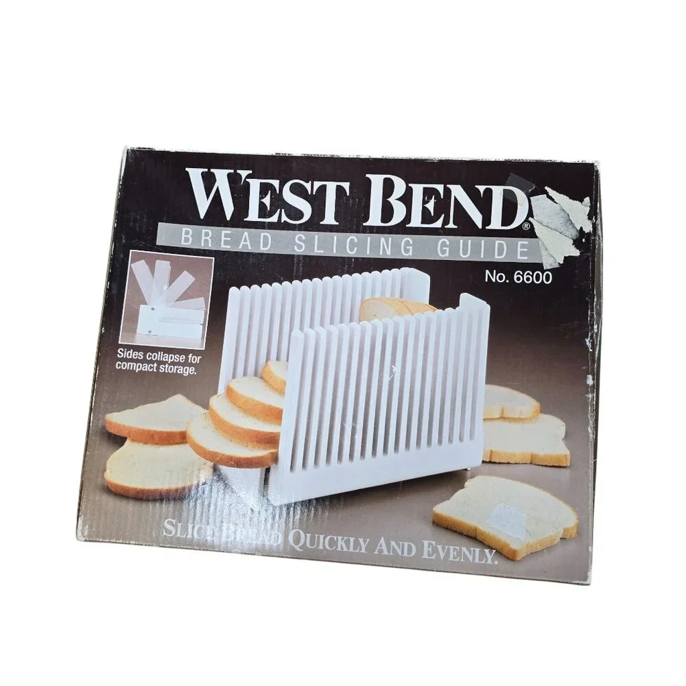 West Bend Bread Slicing Guide Model 6600 White